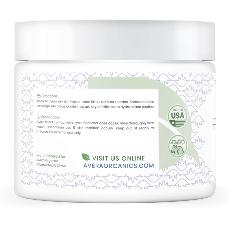 Avera Organics Face and Body Cream Instructions