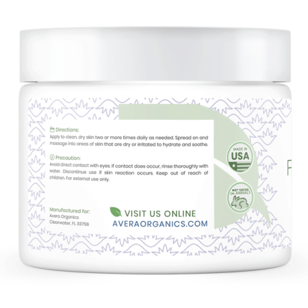 Avera Organics Face and Body Cream Instructions